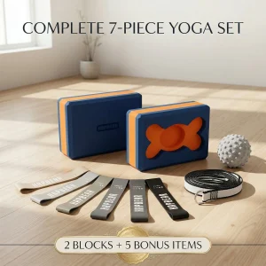 HAPBEAR Yoga Blocks 2 Pack